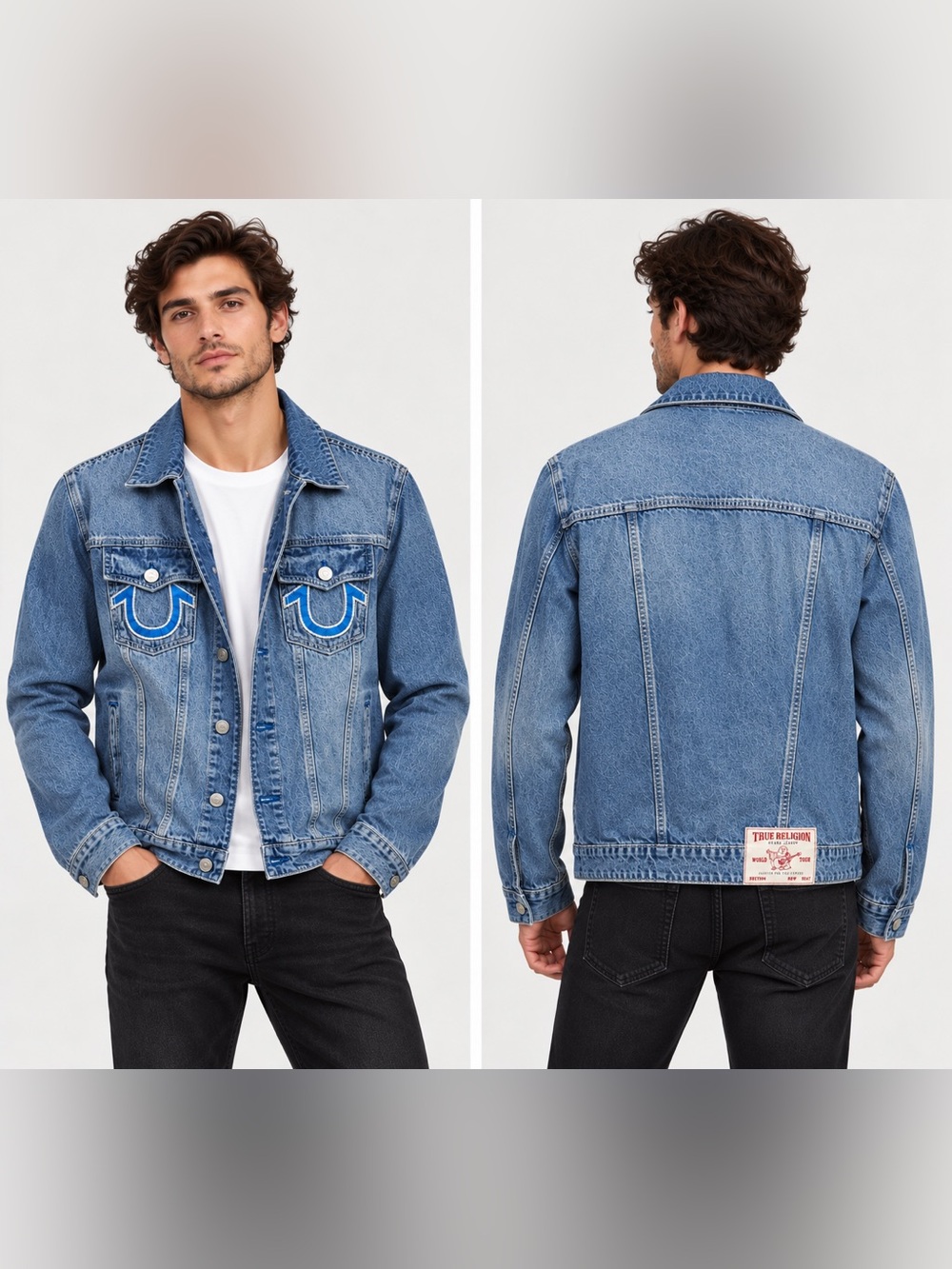 True Religion Denim Jacket
Light Pacific Wash Size M